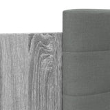 Bed Frame without Mattress Grey Sonoma 120x190 cm Small Double 3209966