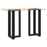 Bar Table Legs T-Shaped 2 pcs Black 40x35x cm Steel 4013072