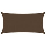 Sunshade Sail 160 g/m Brown 3x6 m HDPE 311790
