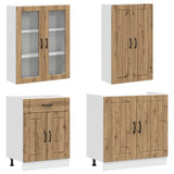 Kitchen Unit LUCCA 4 pcs Artisan Oak Engineered Wood 3438334