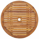 Garden Dining Set Natural Acacia Solid Acacia wood Small Foldable 3058255