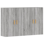 Wall Mounted Cabinets 2 pcs Grey Sonoma Engineered Wood 3197879