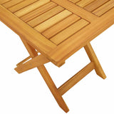 Sun Lounger 3 pcs Solid Acacia Wood Brown 3325209