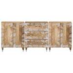 ZNTS Sideboards 3 pcs 60x33.5x75 cm Solid Wood Mango 3310134