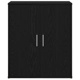 Sideboard Black Oak 60x31x70 cm Engineered Wood 869143