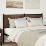 Replace Headboard Brown Oak 135 cm Engineered Wood and Steel 4007797