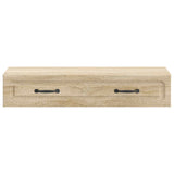 Wall-Mounted Side Table Sonoma Oak 87.5 x 34.5 x 17 cm 899347