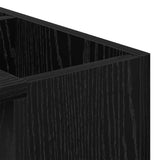 Coffee Table Black Oak 101.5 x 50 x 37 cm Engineered Wood 891193