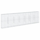 Gabion Basket with Cover 700x50x200 cm Galvanised Iron 3295172