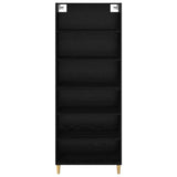 Highboard Black Oak 69.5 x 32.5 x 180 cm Engineered Wood 3416080