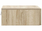 Wall-Mounted Bedside Cabinet 2 pcs Sonoma Oak 49 x 34.5 x 20 cm 898450