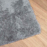 Shaggy Rug High Pile NAVARRA Light Grey 240x340 cm Polyester 4102858