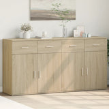 Sideboards 2 pcs Sonoma Oak 79x38x80 cm Engineered Wood 3276618