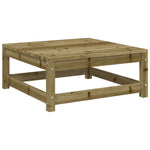 ZNTS 8 Piece Garden Sofa Set Impregnated Wood Pine 3299322