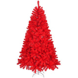 ZNTS 6 FT Artificial Christmas Tree with DIY 100 Warm Lights Battery Operated, 750 Branch Tips and Sturdy 77373624