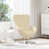 Egg Chair Cream 63 x 73 x 90 cm Fabric 42002742