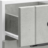 Kitchen Base Cabinet Lucca Concrete Grey Engineered Wood 854234