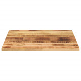 Table Top 90x90x2.5 cm Square Solid Wood Rough Mango 371354