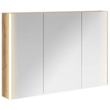 Bathroom Mirror Cabinet Artisian Oak 103.5 x 15.5 x 70 cm 889278