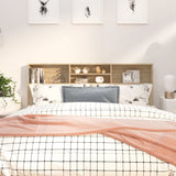 Headboard Cabinet Sonoma Oak 180x19x103.5 cm 811883