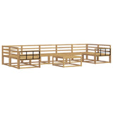 Outdoor Sofa Set 8 pcs White 3386208