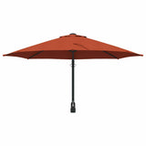 Garden Parasol Terracotta 248 x 248 x 148 cm 42003232