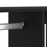 Wardrobe Black Oak 80x40x110 cm Engineered Wood 862068