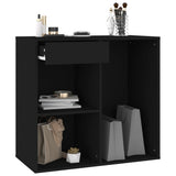 Cosmetic Cabinet Black Engineered wood Medium Cosmetic Cabinet 808838