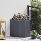 Corner Planter Anthracite 45 x 45 x 50 cm Steel 883670