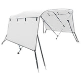 3-bow Bimini Top with Sidewalls 183xx137 cm 94816