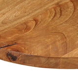 Table Top 40x2.5 cm Round Solid Wood Mango 370070