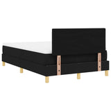 Box Spring Bed with Mattress Black 120 x 200 cm Fabric 3342431