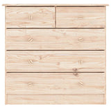 Chest of Drawers ALTA 77x35x73 cm Solid Wood Pine 353921