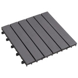 Decking Tiles 30 pcs Grey Wash 30x30 cm Solid Acacia Wood 3054433