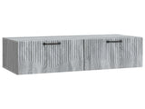 Wall-Mounted TV Cabinet Grey Sonoma 98 x 41 x 30 cm 899041