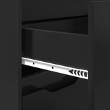 Bathroom Cabinet Black 72.5 x 36.5 x 100 cm Engineered Wood 888768