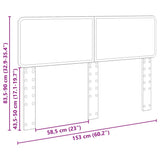 Headboard Artisan Oak Engineered wood 888538