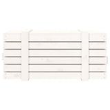Storage Box White 91x40.5x42 cm Solid Wood Pine 824999