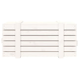 ZNTS Storage Box White 91x40.5x42 cm Solid Wood Pine 824999