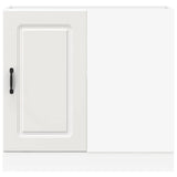 Kitchen Base Cabinet Kalmar White Engineered Wood 854318