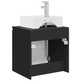 Wall-Mounted Sink Vanity Black 49.5 x 41 x 62.5 cm 890413