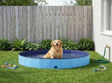 Dog Pool Folding Blue 200 x 30 cm Thick PVC 42028267