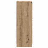 Drawer Cabinet Artisan Oak 60x36x103 cm Engineered Wood 855997