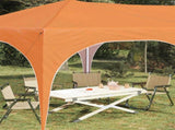 Pop-up Party Tent 575 x 288 x 245 cm Orange Oxford Fabric 42019888