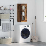 Wall Mounted Cabinet Old Wood 34.5 x 34 x 90 cm 882625