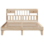 Bed Frame without Mattress 180x200 cm Super King Solid Wood Pine 3308834