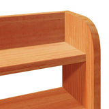 Bed Frame without Mattress Wax Brown 120x200 cm Solid Wood Pine 3306932