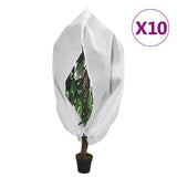 Plant Fleece Covers with Zip 10 pcs 70 g/m 2.36x2 m 3203575