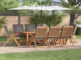 Garden Chair 8 pcs Brown and Grey 57 x 71.5 x 104 cm 3375768