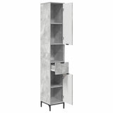 Bathroom Cabinet with Drawer Concrete Grey 31.5 x 33 x 190 cm 883407